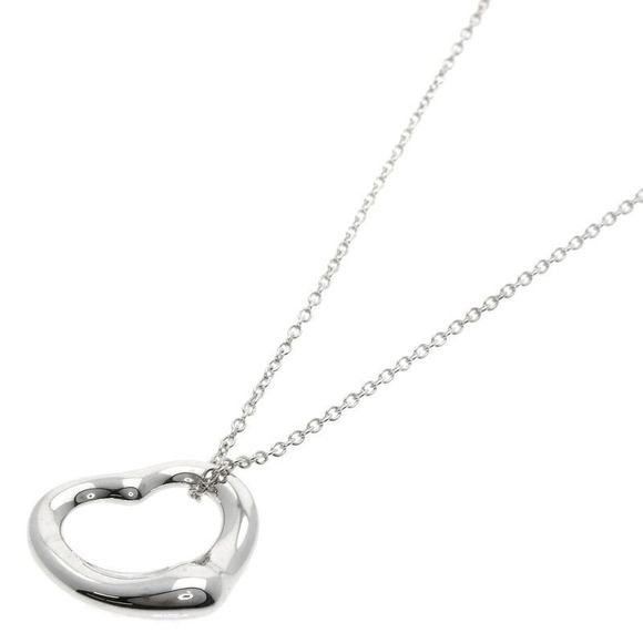 Tiffany & Co Open Heart Necklace SV Ladies